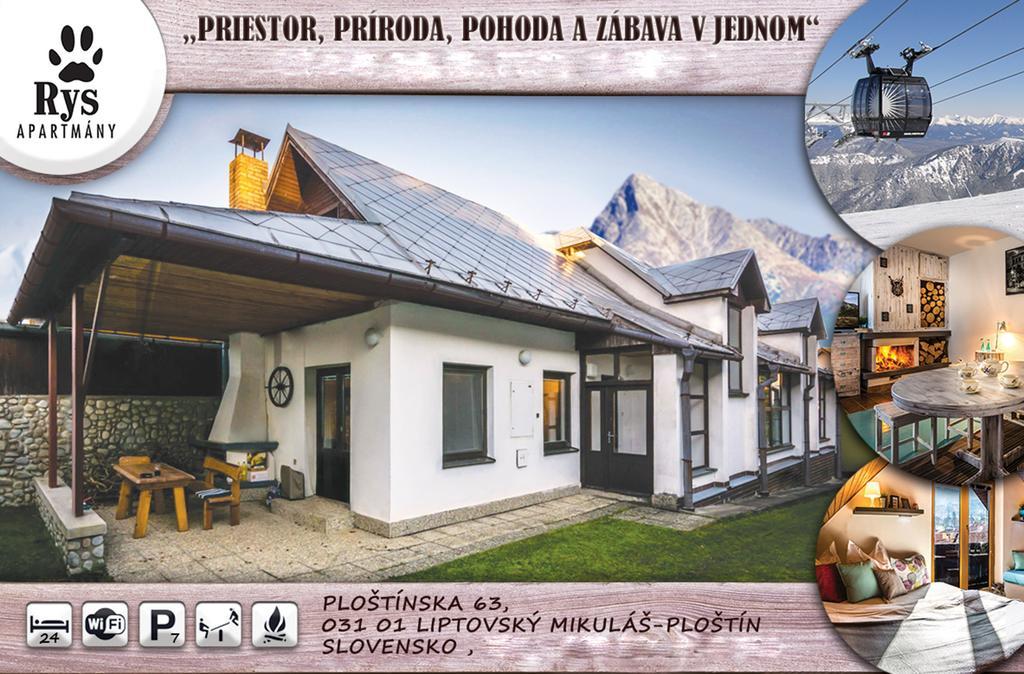 Rys Apartmány - Liptov Lipótszentmiklós Kültér fotó